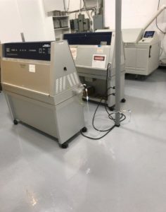 Equipment to test to ASTM D4329 – Fluorescent UV Exposure of Plastics