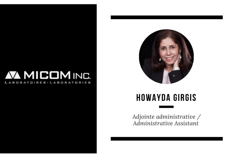 Howayda Girgis A Rejoint L’équipe Des Laboratoires Micom